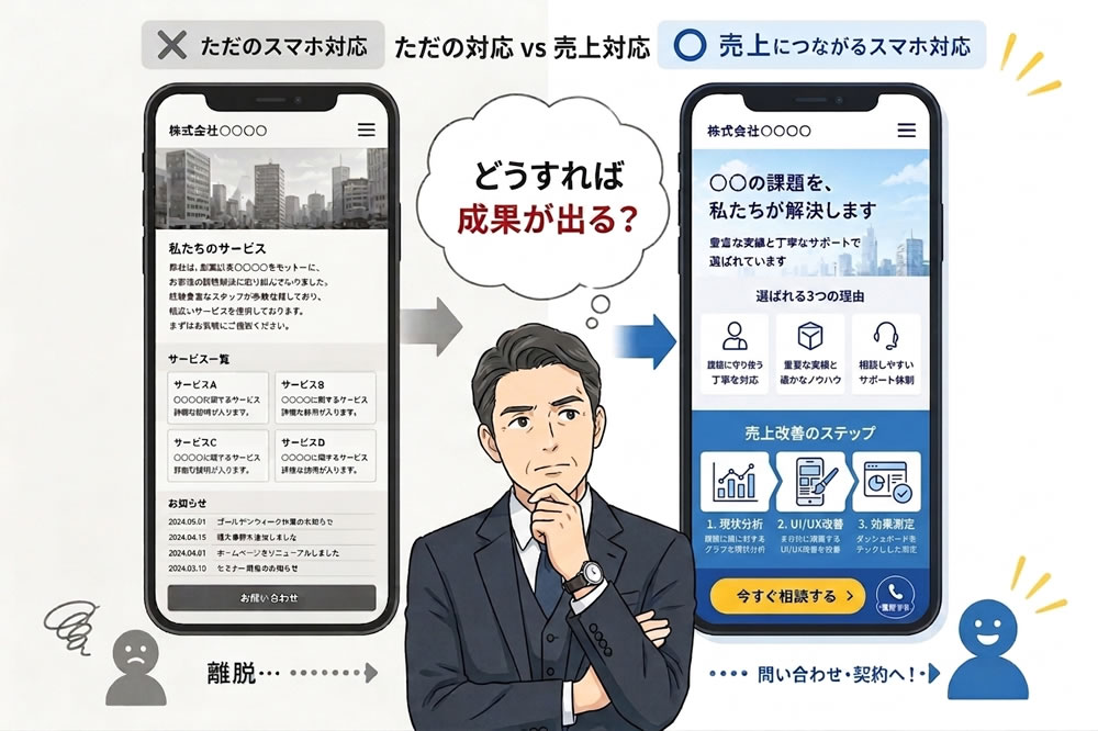 「スマホ対応済み」は始まり。本当に見るべきは「スマホで売上が取れるか」です